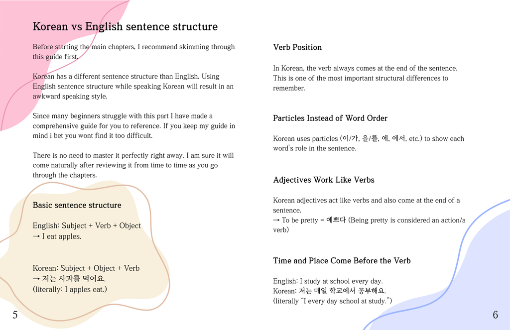 My Korean Book : 1 [The road to natural Korean speaking]